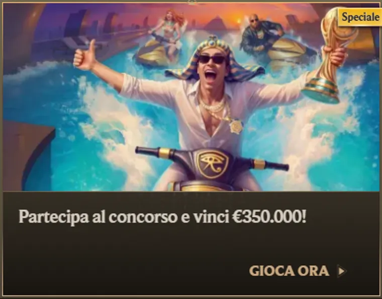 Partecipa al concorso e vinci eur350000